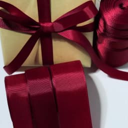 10Yards/Roll Grosgrain Ribbons Red Wine Red Color Ribbons For DIY New Year Christmas Party Handmade Bouquet Gift Packaging Decor
