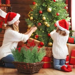 Christmas Faux Cedar Stems, Artificial Faux Cedar Branches, Christmas Greenery Pine Picks for Wreath Craft