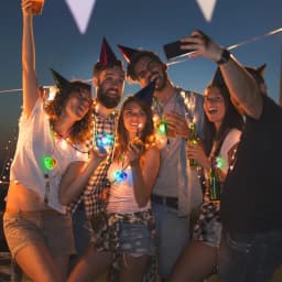 10pcs LED Light Up Necklace Pendants Star Heart Flashing Glow Necklace Blinking Toy Party Christmas Wedding Party Decoration