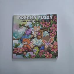 Dreamy Fuzzy Cute & Cozy Coloring Book for Adults Cute Drawing Book Perfect Gift for Christmas Party and Birthday