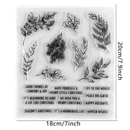 Christmas and Halloween ThemesClear Stamps For DIY Craft Making Card Photo Album Scrapbooking Decoration Transparent Stamps