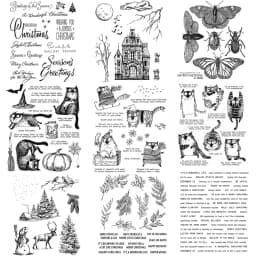 Christmas and Halloween ThemesClear Stamps For DIY Craft Making Card Photo Album Scrapbooking Decoration Transparent Stamps