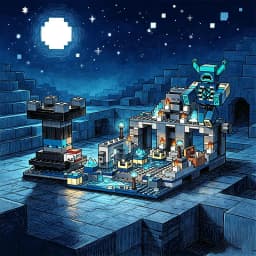 584pcs The Deep Dark Battle Building Blocks Toy Assembled Toys for Birthday Christmas Gifts