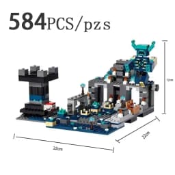 584pcs The Deep Dark Battle Building Blocks Toy Assembled Toys for Birthday Christmas Gifts