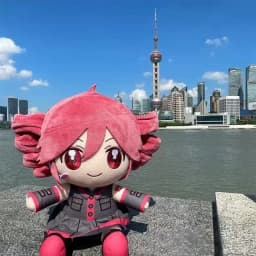 23CM Kasane Teto Plush Toy Soft Doll Stuffed Plushies Figure Anime Cosplay Cartoon Birthday Present Christmas Gift for Fans Girl