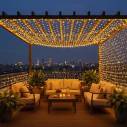 3x2m Outdoor Waterproof Christmas Net Lights Wedding Party Mesh Curtain Decoration