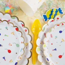 Christmas Theme Party Decoration Paper Napkins Plates Cups Gold Foil Disposable Tableware Wedding Birthday Party Decorative