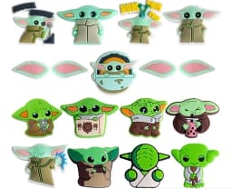 13-55Pcs Hot Toys Star Wars Shoe Charms For Slides Clog Sandals Shoes Decorations Accessories For Christmas Birthday Gifts