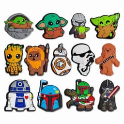 13-55Pcs Hot Toys Star Wars Shoe Charms For Slides Clog Sandals Shoes Decorations Accessories For Christmas Birthday Gifts