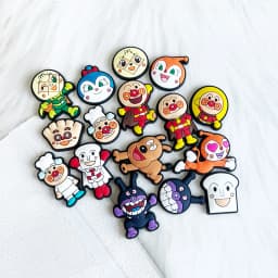 16/50pcs Anpanman Shoe Charms For Slides Sandals, PVC Shoe Decorations Accessories For Christmas Birthday Gift Party Favor