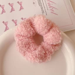 2026 New Christmas Red Color Hair Scrunchies For Women Girls Fashion High Elasticity No Hurt Hair Elastics New Year Accessories