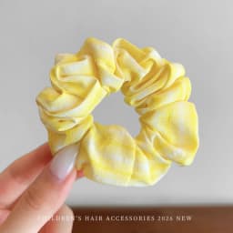 2026 New Christmas Red Color Hair Scrunchies For Women Girls Fashion High Elasticity No Hurt Hair Elastics New Year Accessories