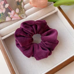 2026 New Christmas Red Color Hair Scrunchies For Women Girls Fashion High Elasticity No Hurt Hair Elastics New Year Accessories