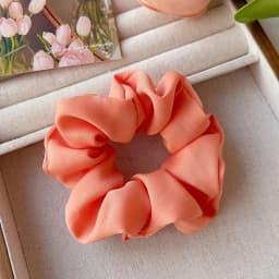2026 New Christmas Red Color Hair Scrunchies For Women Girls Fashion High Elasticity No Hurt Hair Elastics New Year Accessories