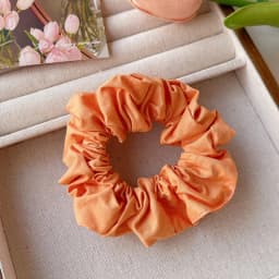 2026 New Christmas Red Color Hair Scrunchies For Women Girls Fashion High Elasticity No Hurt Hair Elastics New Year Accessories