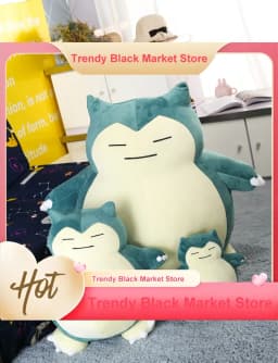 30cm/50cm Snorlax Doll Pokemon Cartoon Stuffed Plush Toy Anime Movie Pocket Monster Soft Animal Game Doll For Christmas Gift