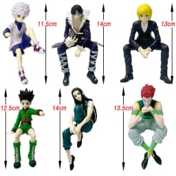 Hunter X Hunter Anime Action Figures 11-14cm Gon Freecss Alluka Zoldyck Chrollo Lucilfer Kurapika PVC Model Doll Christmas Gifts