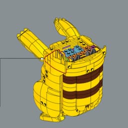 Pikachu Construction Building Blocks Set Compatible With Legoed Particles Suitable For Halloween Christmas Gifts 2050PCS
