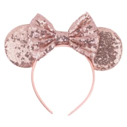 Baby holiday glitter hair accessory leopard print headband Mickey Halloween Christmas headband