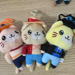 Anime One Piece Monkey D. Luffy Roronoa Zoro Sanji Ultraman Ace Sabo Plush Cat Keychain Pendant Cute Christmas Birthday Gift