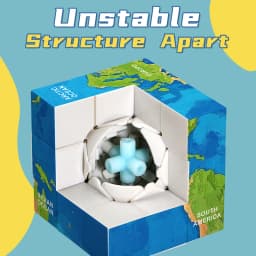 Maps 3x3 Speed Cube, UV Printing Element Cube Magic Cube Educational Puzzles Toys Christmas Thanksgiving Halloween Gifts
