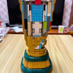 Bricks Building Blocks New Champion Trophy 2842pcs Golden Winner Cup Football Award Building Model Christmas Gift for Adult Toy