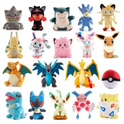Cute Pokemon Plush Toy Rayquaza Pikachu Mega Charizard X Cape Pikachu Mimikyu Stuffed Doll Kids Birthday Christmas Gift