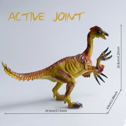 Articulated realistic models of Tyrannosaurus rex, pterosaur, saber-toothed dragon, and scythe-toothed dragon | Dinosaur lover | Miniature landscape | Teaching Demonstration | Desktop, display window, bonsai decorative ornaments | Cool gifts for men | Birthday party anniversary gift | Christmas, Easter, Halloween, Hanukkah gifts