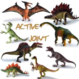 Articulated realistic models of Tyrannosaurus rex, pterosaur, saber-toothed dragon, and scythe-toothed dragon | Dinosaur lover | Miniature landscape | Teaching Demonstration | Desktop, display window, bonsai decorative ornaments | Cool gifts for men | Birthday party anniversary gift | Christmas, Easter, Halloween, Hanukkah gifts