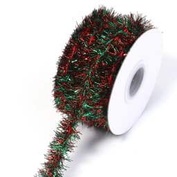 10Yards Christmas Ribbon Garland Cane Foil Tinsel Glitter Metallic Xmas Tree Wrapping Ribbons Ornaments DIY New Year Party Decor