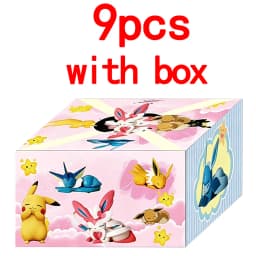 8cm Anime Pokémon Eevee Blind Box Figure Toys Multi Form Series PVC Model Desktop Decoration Ornament Birthday Christmas Gift