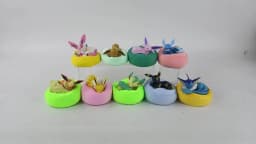8cm Anime Pokémon Eevee Blind Box Figure Toys Multi Form Series PVC Model Desktop Decoration Ornament Birthday Christmas Gift