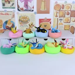 8cm Anime Pokémon Eevee Blind Box Figure Toys Multi Form Series PVC Model Desktop Decoration Ornament Birthday Christmas Gift