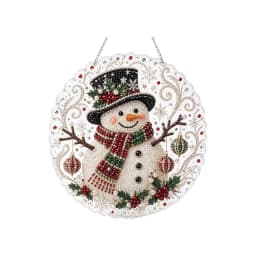 20X20CM Diamond Painting 3d Mixed-sized Pearl Beads Christmas Pearl Suncatcher Kit For Diy Craft Metal Chain Festive Wall Decor