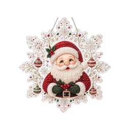 20X20CM Diamond Painting 3d Mixed-sized Pearl Beads Christmas Pearl Suncatcher Kit For Diy Craft Metal Chain Festive Wall Decor