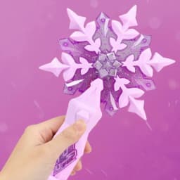 HOT Sale Frozen snowflake Wand with sound glow Cosplay props lit up toy Elsa Girl Princess Christmas Halloween Birthday gifts