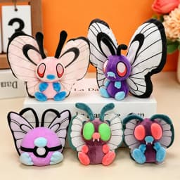 Caterpie Butterfree Weedle Scolipede Plush Toy Beedrill Pokemon Insect Butterfly Caterpillar Cartoon Stuffed Doll Christmas Gift