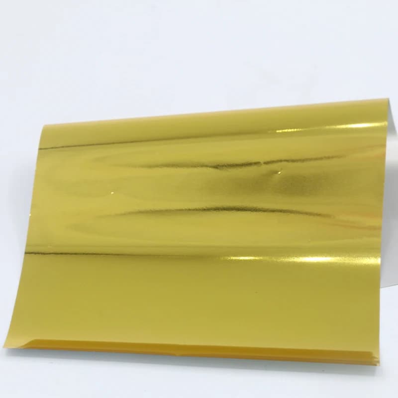 Gold Color Hot Stamping Foil Paper Holographic Transfer Laminator Foil for DIY Arts Crafts Christmas Gift Cards 10Pcs