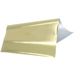 Gold Color Hot Stamping Foil Paper Holographic Transfer Laminator Foil for DIY Arts Crafts Christmas Gift Cards 10Pcs