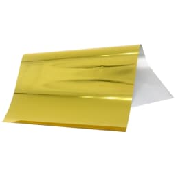 Gold Color Hot Stamping Foil Paper Holographic Transfer Laminator Foil for DIY Arts Crafts Christmas Gift Cards 10Pcs