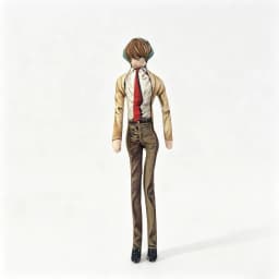 Anime 28cm Light Yagami L Toys Light Yagami L Doll Slender Twistable Shape Toys Room Decoration Birthday Festival Christmas Gift