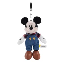 Classic Hot Anime Genuine Micky Mouse Plush Dolls Keychains Small Pendant Bag Hangings Christmas Birthday Gifts