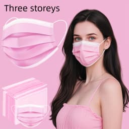 100/50Pcs Three-Layer Protective Filter Disposable Masks, Breathable and Comfortable, with Elastic Ear Loops and Nose Bridge Clip - Affordable Bulk Purchase for Home Use, Suitable for Travel, Outdoor Activities, Christmas, Halloween, Daily Wear, Office Use