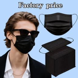 100/50Pcs Three-Layer Protective Filter Disposable Masks, Breathable and Comfortable, with Elastic Ear Loops and Nose Bridge Clip - Affordable Bulk Purchase for Home Use, Suitable for Travel, Outdoor Activities, Christmas, Halloween, Daily Wear, Office Use