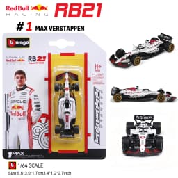 Bburago 1:64 Red Bull F1 2025 RB21 Japan Suzuka Grand Prix #1 Verstappen car model series children's Christmas boy gift toys