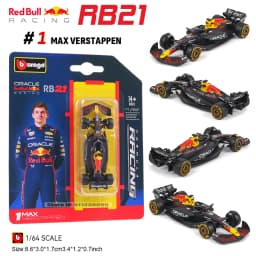 Bburago 1:64 Red Bull F1 2025 RB21 Japan Suzuka Grand Prix #1 Verstappen car model series children's Christmas boy gift toys
