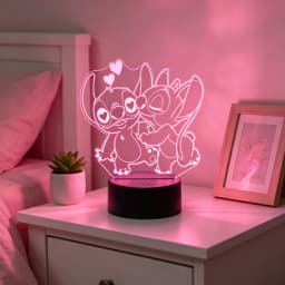 3D Illusion Stitch 7/16 Color LED Night Light Smart Touch Room Decor Bedside Night Light Birthday Valentine's Day Christmas Gift