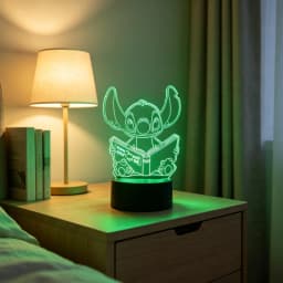 3D Illusion Stitch 7/16 Color LED Night Light Smart Touch Room Decor Bedside Night Light Birthday Valentine's Day Christmas Gift