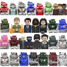 Fallout Building Blocks Daredevil Pinisher Luke Mini Action Figures Bricks Educational Diy Toys Gifts Christmas For Children