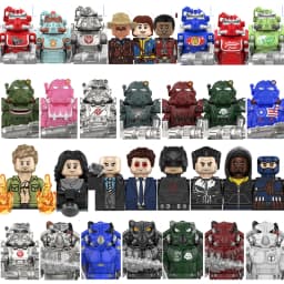 Fallout Building Blocks Daredevil Pinisher Luke Mini Action Figures Bricks Educational Diy Toys Gifts Christmas For Children
